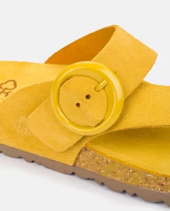 Sandaleplate ROLAN-113 Jaune