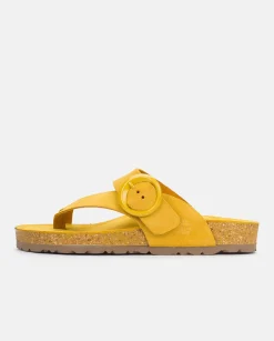 Sandaleplate ROLAN-113 Jaune
