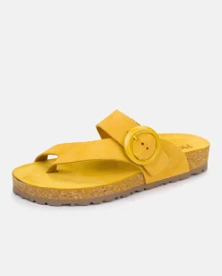 Sandaleplate ROLAN-113 Jaune
