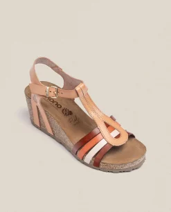 Sandales à Semelle Compensée CADIZ-301 Beige